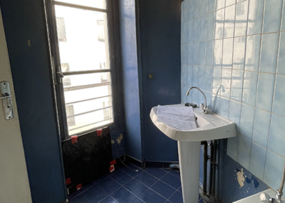 La Villette - avant rénovation salle de bain
