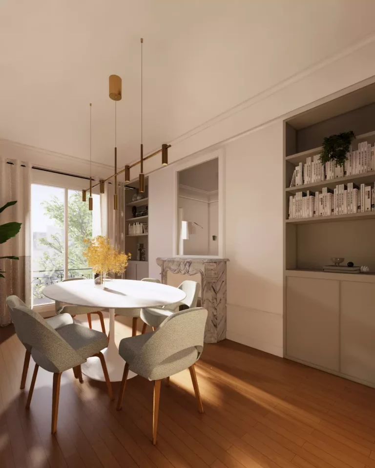 Salle à manger_Rue de la pompe_renovation16eme