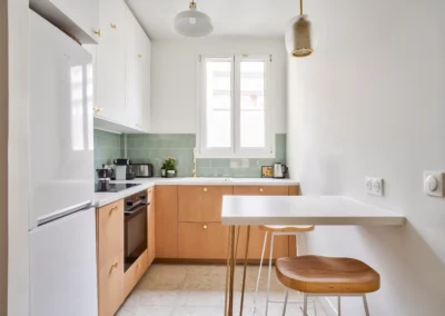 Cuisine projet Jean Jaures-rénovation appartement clichy