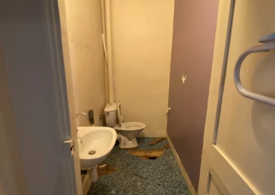 Salle de bain parentale avant travaux - projet Jean Jaures-rénovation appartement clichy