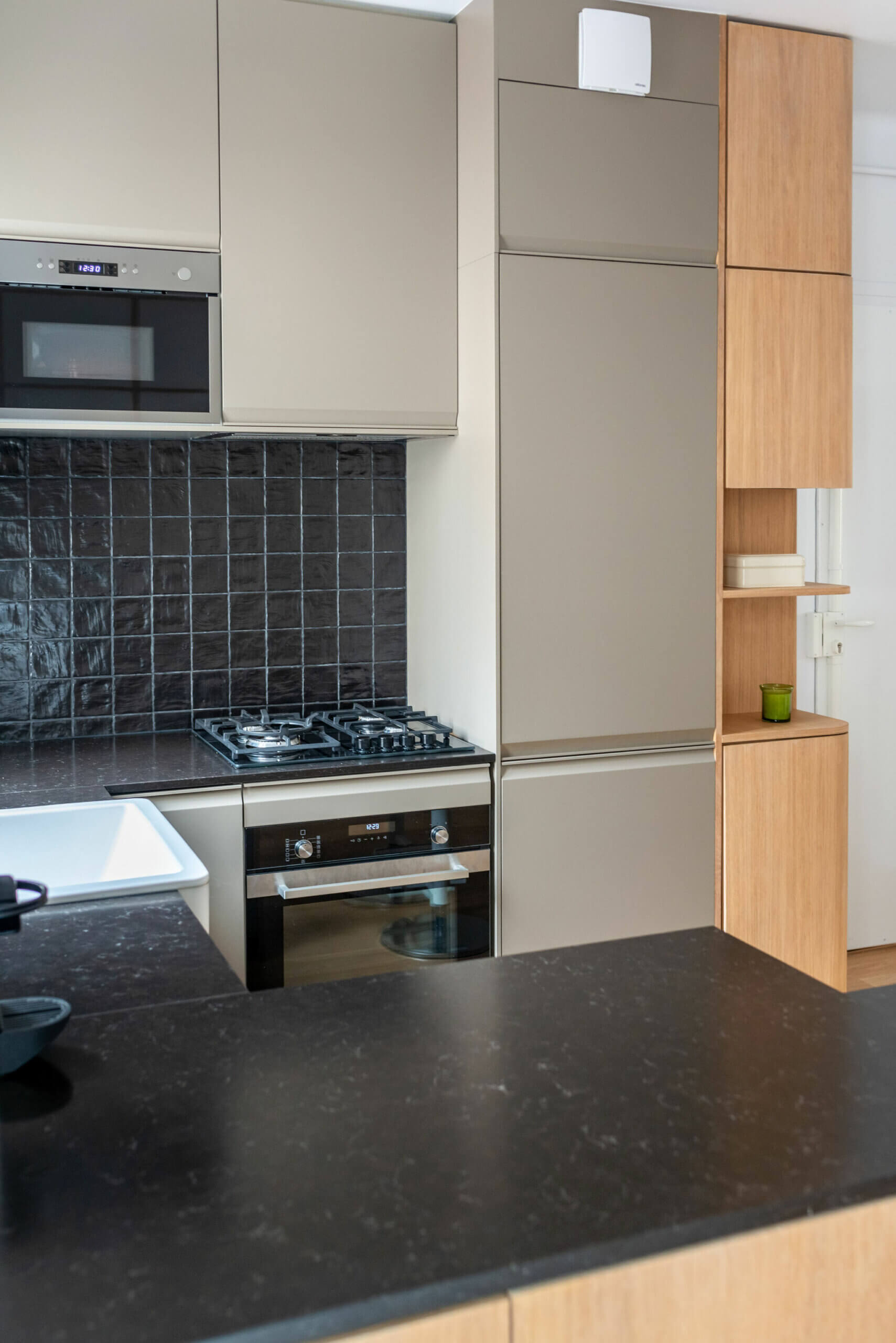 Projet rénovation Faubourg Paris_cuisine4 Équipe KASQ - entreprise de rénovation à Paris